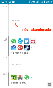 QualityTime app: Control de uso del móvil