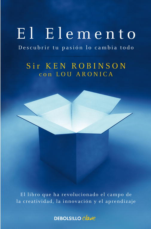 Portada del libro "El Elemento" de Sir Ken Robinson y Lou Aronica