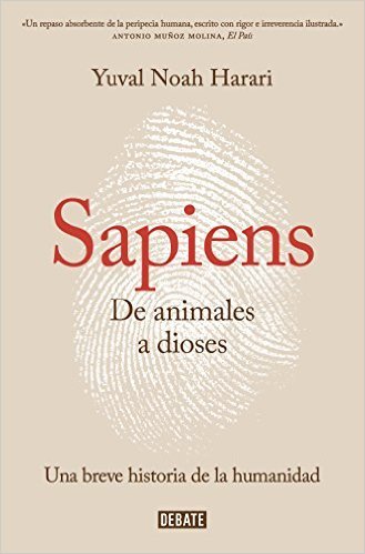Portada del libro ""Sapiens. De animales a dioses" de Yuval Noah Harari