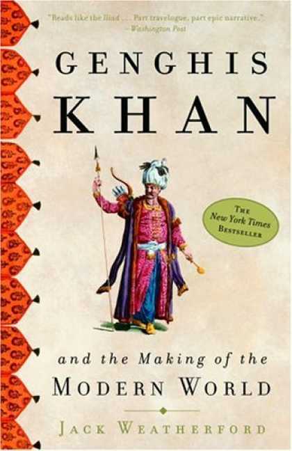Portada del libro "Genghis Khan" de Jack Weatherford