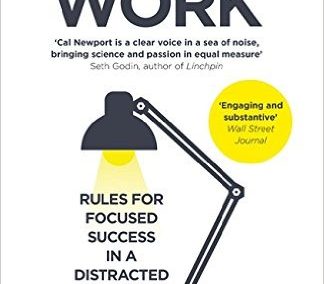 Portada del libro "Deep Work" de Cal Newport