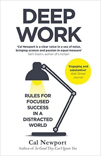 Portada del libro "Deep Work" de Cal Newport