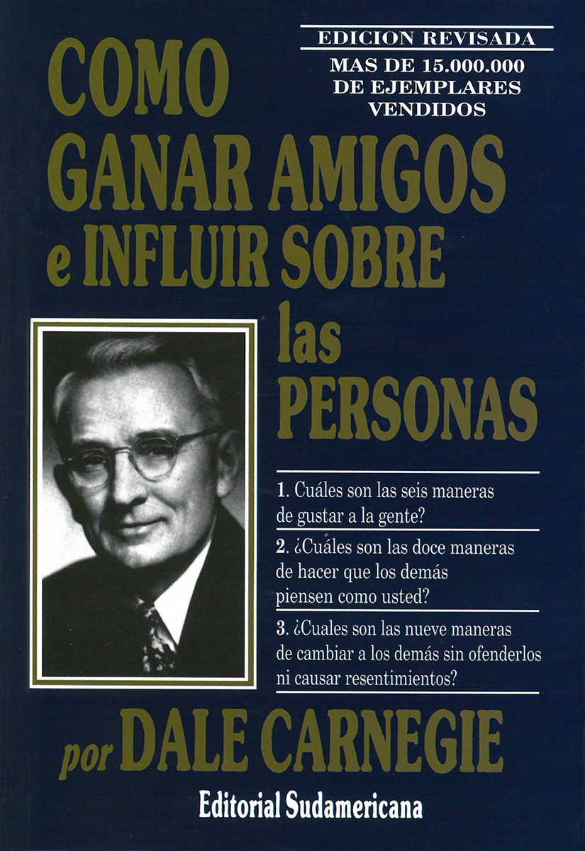 Portada del libro "Cómo ganar amigos e inluir sobre las personas" de Dale Carnegie