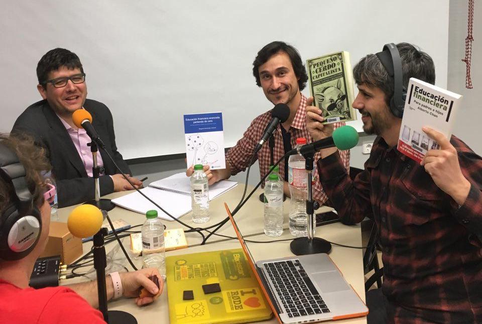 Marc Alier, Jordi Martínez, Daniel Amo y Carles Caño