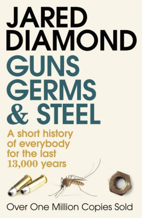 Portada del libro "Guns, Germs and Steel" de Jared Diamond