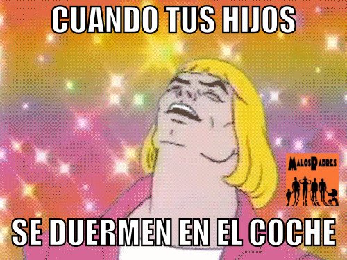 Cuando tus hijos se duermen en el coche