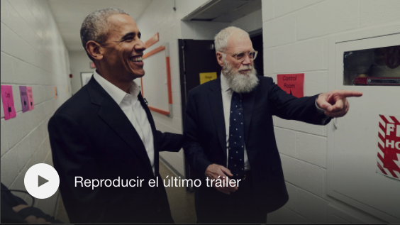 Barack Obama y David Letterman