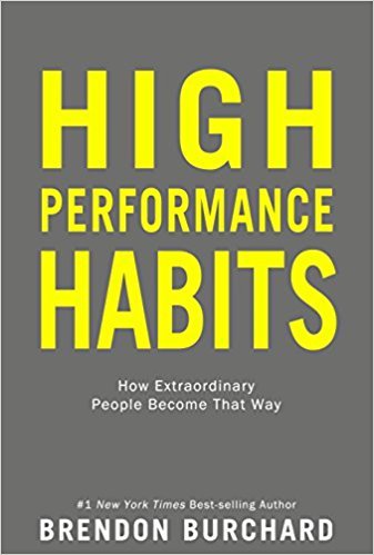 Portada del libro "High Performance Habits" de Brendon Burchard