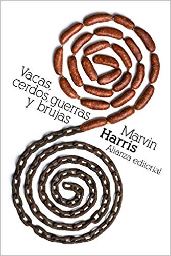 Portada del libro "Vacas, cerdos, guerras y brujas" de Marvin Harris