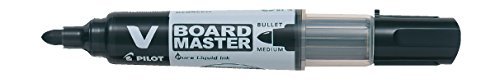 Pilot - V-Board Master Begreen - Rotulador pizarra blanca punta cónica media - Negro